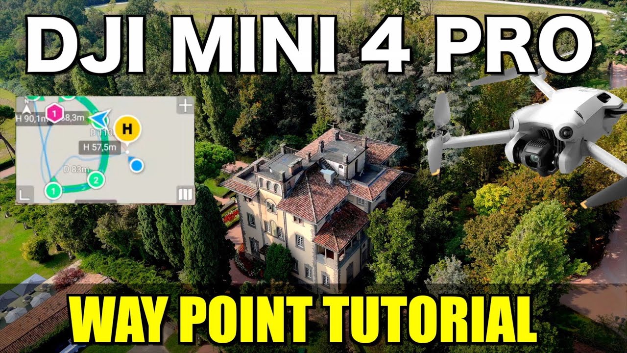 DJI MINI 4 PRO WAYPOINT TUTORIAL