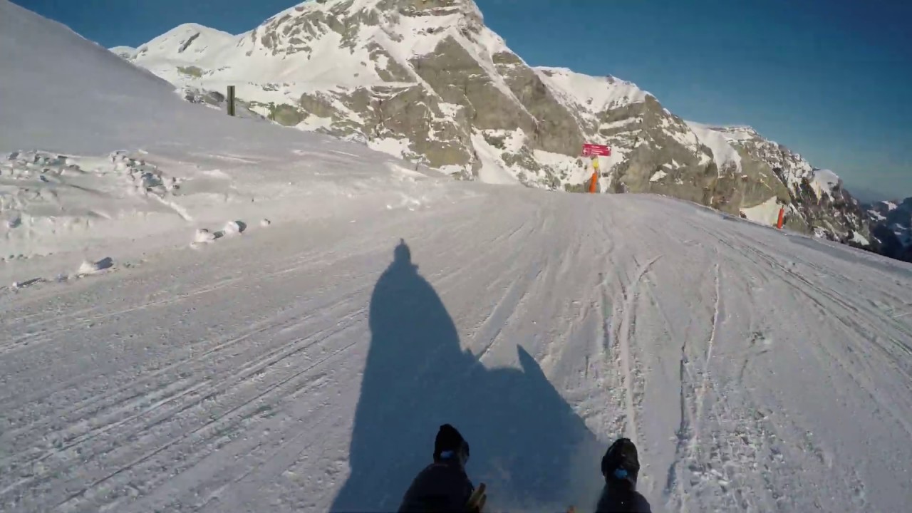 Rodeln Melchsee Frutt 14.02.2019
