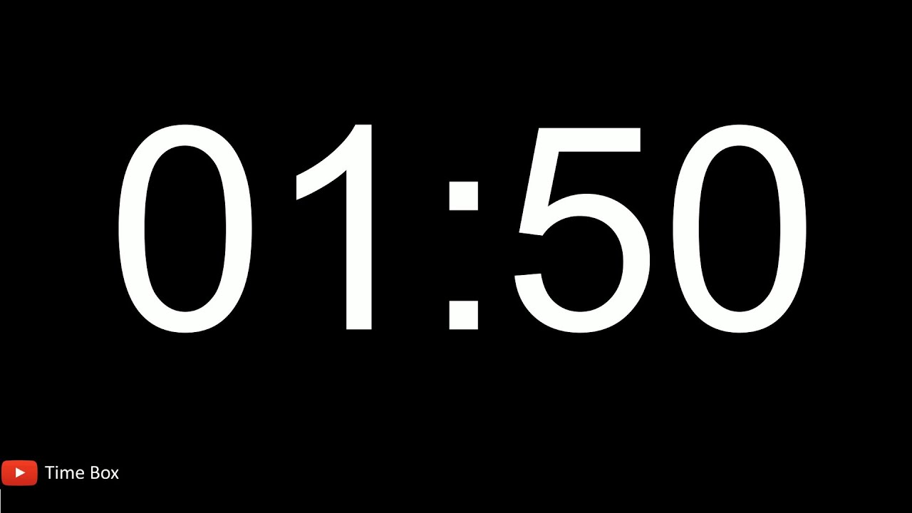 Takt Clock 110 Seconds / 1 Minute and 50 Seconds Interval Timer
