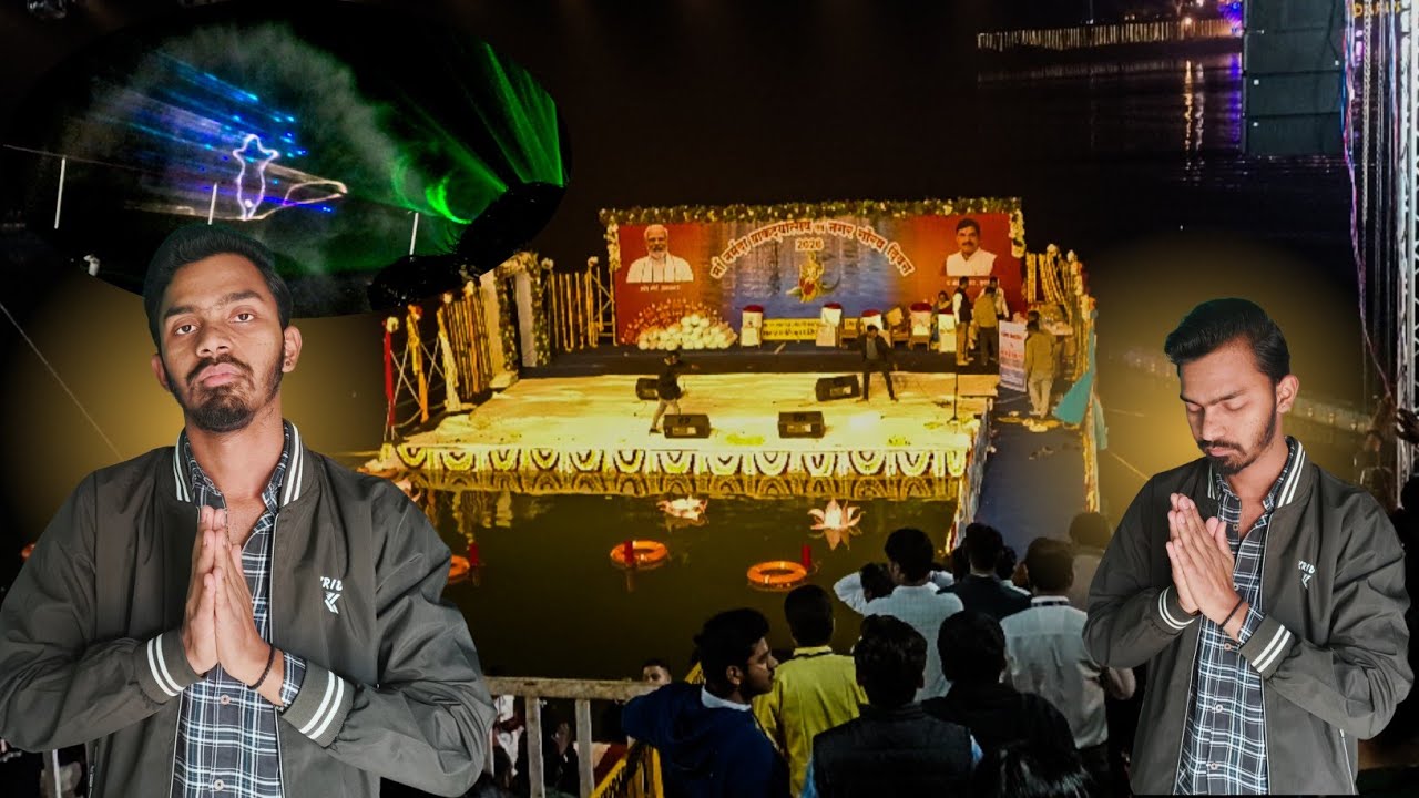 Maa Narmada Jayanti: Sethani Ghat par Bhavya Laser Show aur Aastha ka Sailaab 