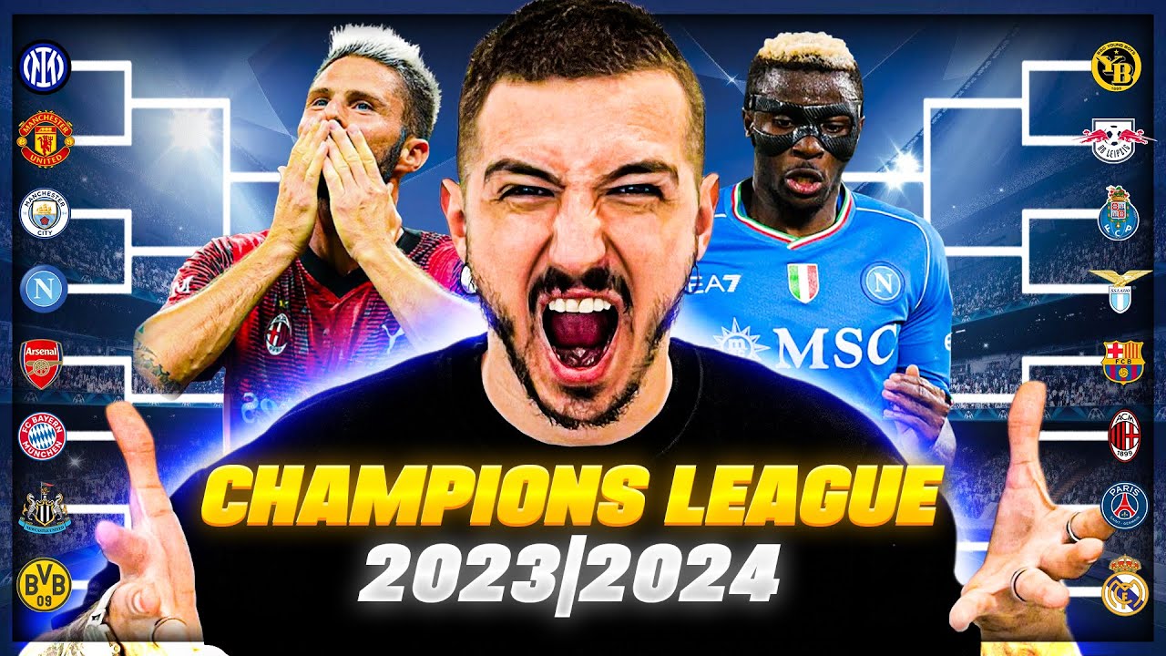 HO SIMULATO LA CHAMPIONS LEAGUE 2023/2024 CON I GIRONI UFFICIALI!