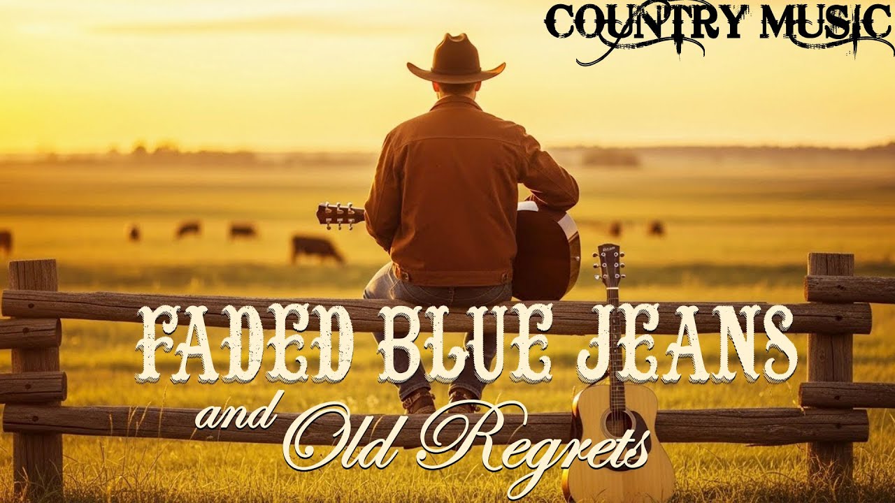 Faded Blue Jeans and Old Regrets - Greatest Classic Country Songs - Classic Country Love Song