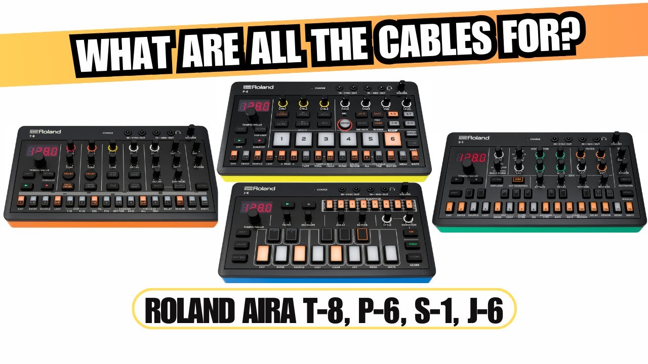 What are all the cables for?! (Roland Aira P-6, T-8, S-1, J-6 & TRS / TS / USB Cables)