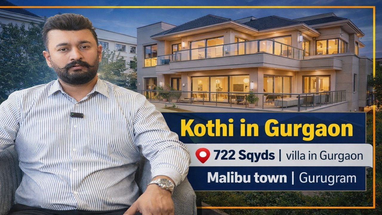 Kothi in Gurgaon | 722 Sqyds | villa in Gurgaon | Malibu town | Gurugram | Aman kahlon