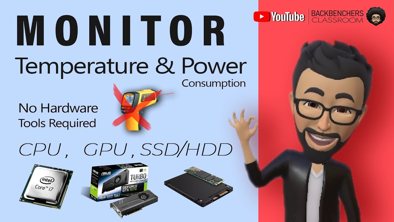 How to Check CPU GPU SSD or HDD Temperature in Desktop Laptop without Hardware Tools