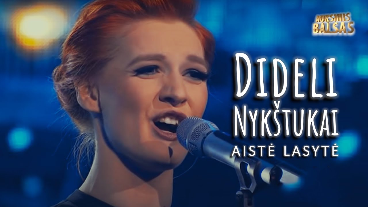 Aistė Lasytė - Dideli Nykštukai (Lyric Video). Auksinis Balsas