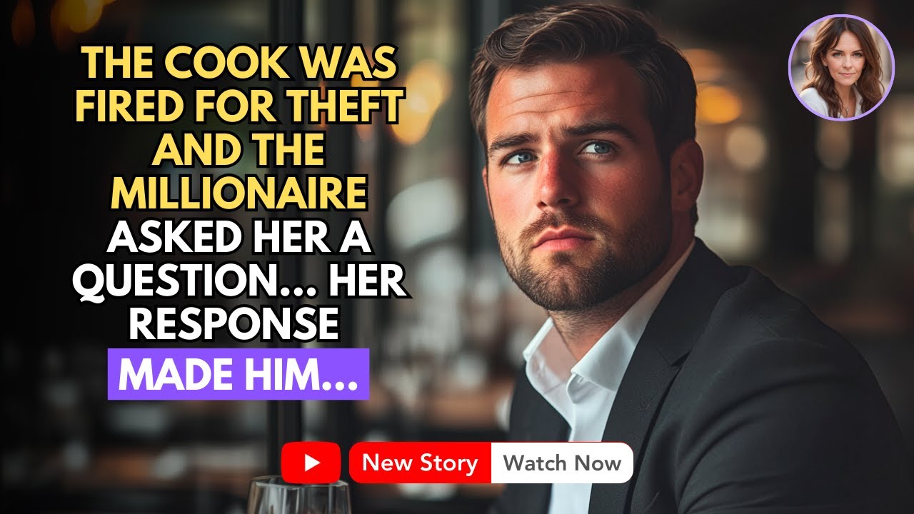 THE COOK WAS FIRED FOR THEFT AND THE MILLIONAIRE ASKED HER A QUESTION. HER RESPONSE MADE HIM...