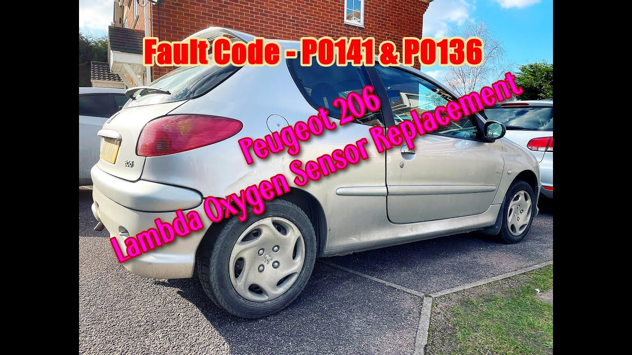 Peugeot 206 Lambda Oxygen O2 Sensor Change