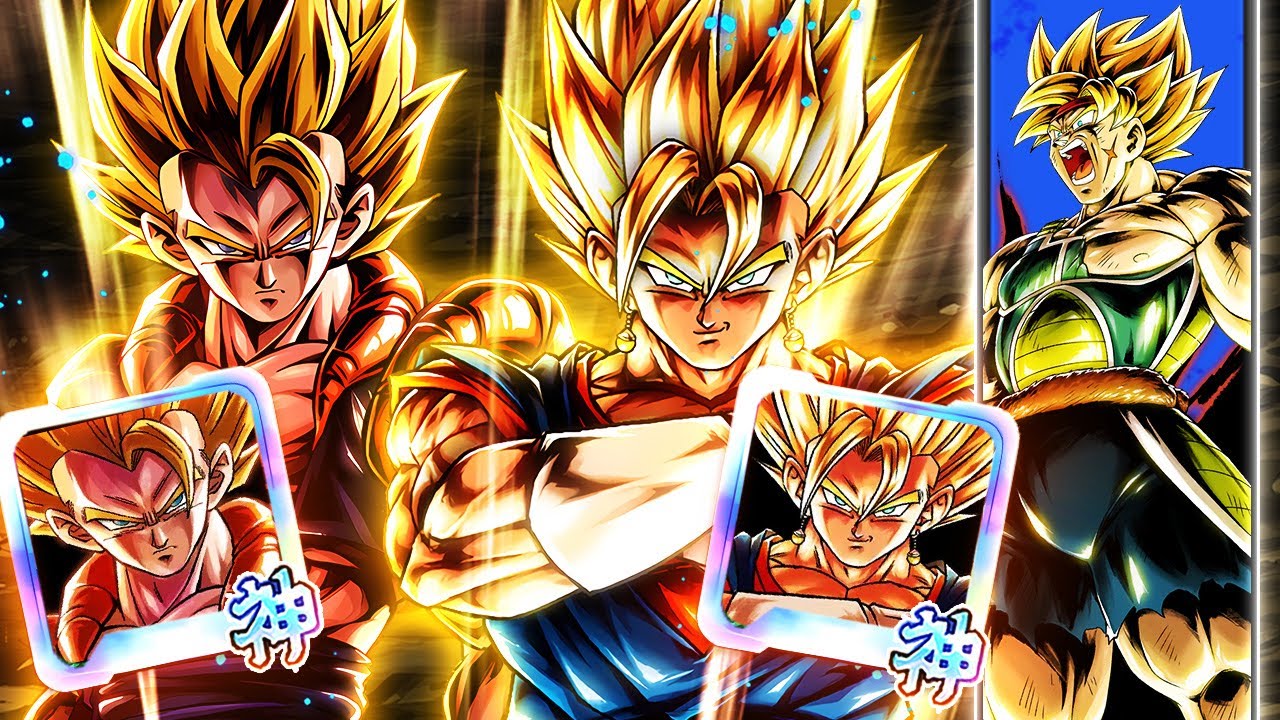 ULTRA SUPER SAIYAN FUSION DUO WITH THEIR PLATS AND BARDOCK BUFFS! | Dragon Ball Legends