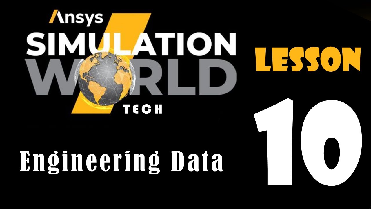 Engineering Data,Material Library in Ansys Workbench | Ansys Tutorial | Lesson 10