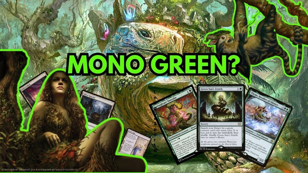 MONO GREEN | Urza's Saga | Modern | MTGO Gameplay