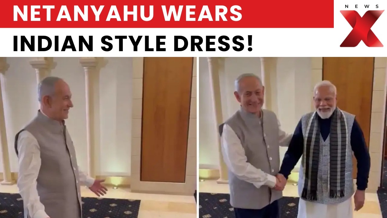 Shocking! Netanyahu Surprised PM Modi By Wearing Indian Style Nehru Jacket Today