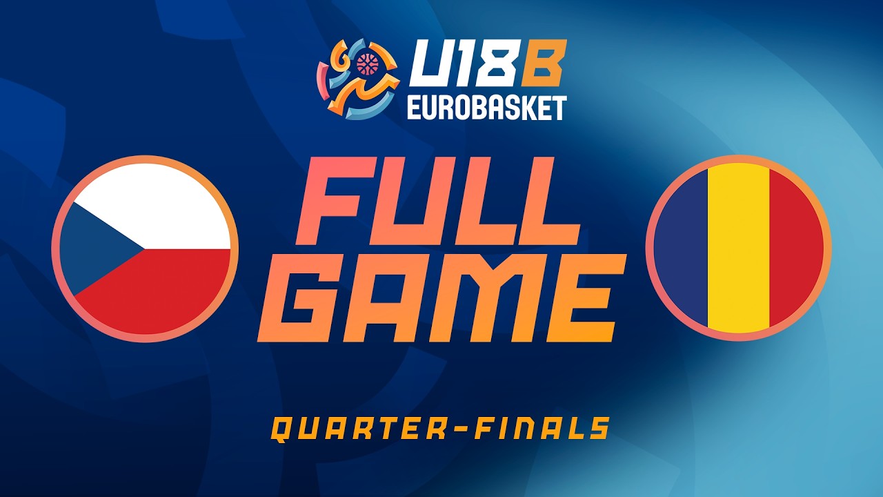 Quarter-Finals | Czechia v Romania | Full Basketball Game | FIBA U18 EuroBasket 2026 Division B