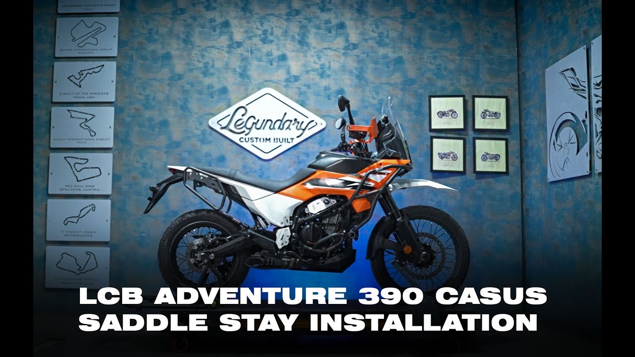 Legundary Casus Saddle Stay Installation | KTM Adventure 390