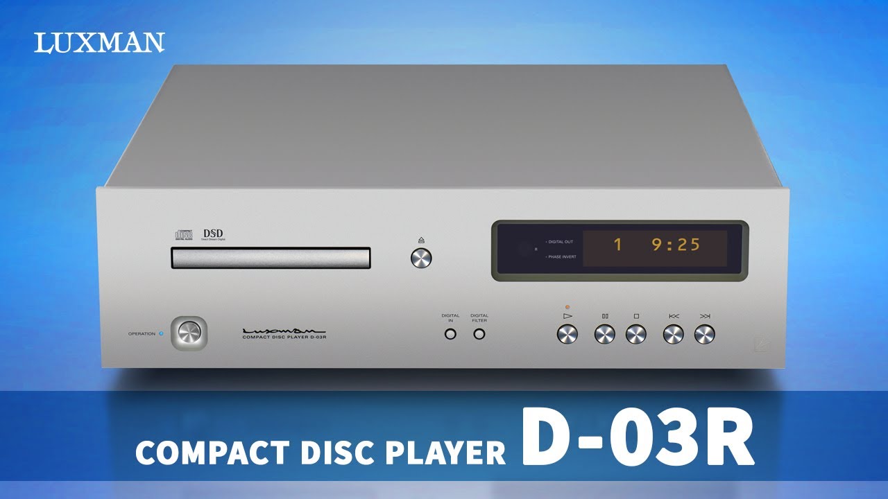 LUXMAN D-03R Introduction: The Compact Disc Player