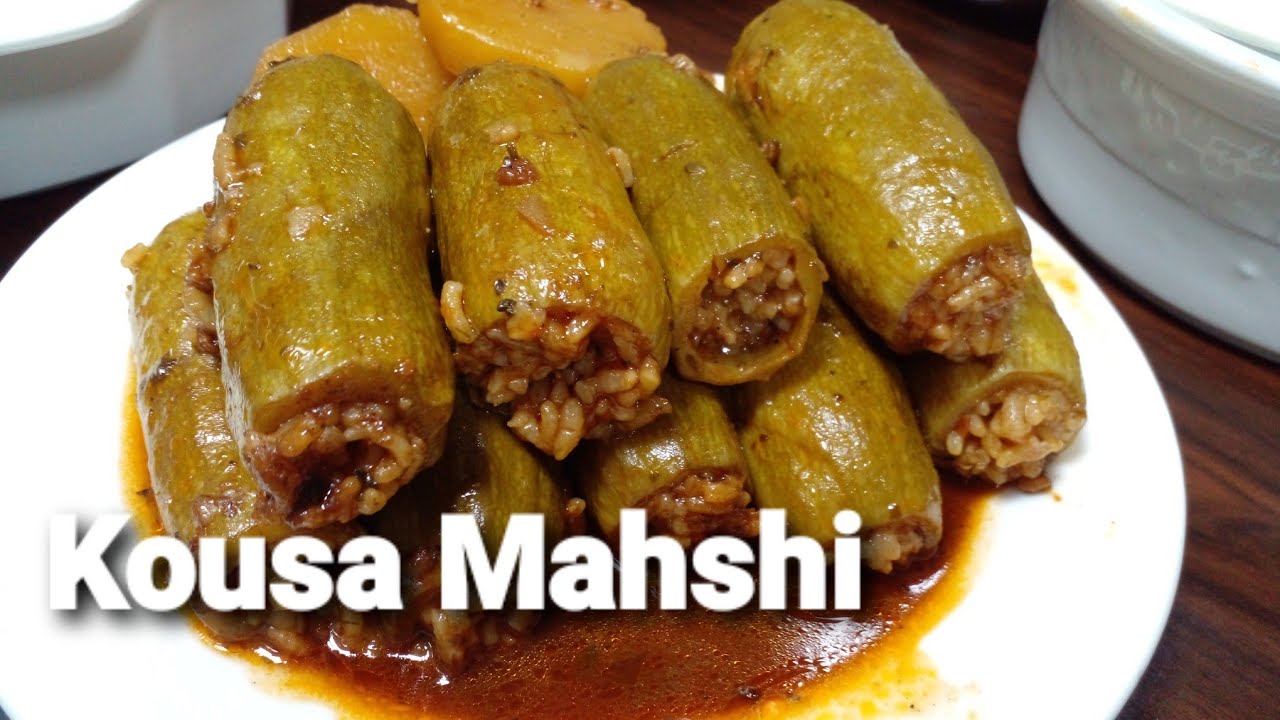 Kousa Mahshi | Stuffed Zucchini | No meat recipe | #arabicfood
