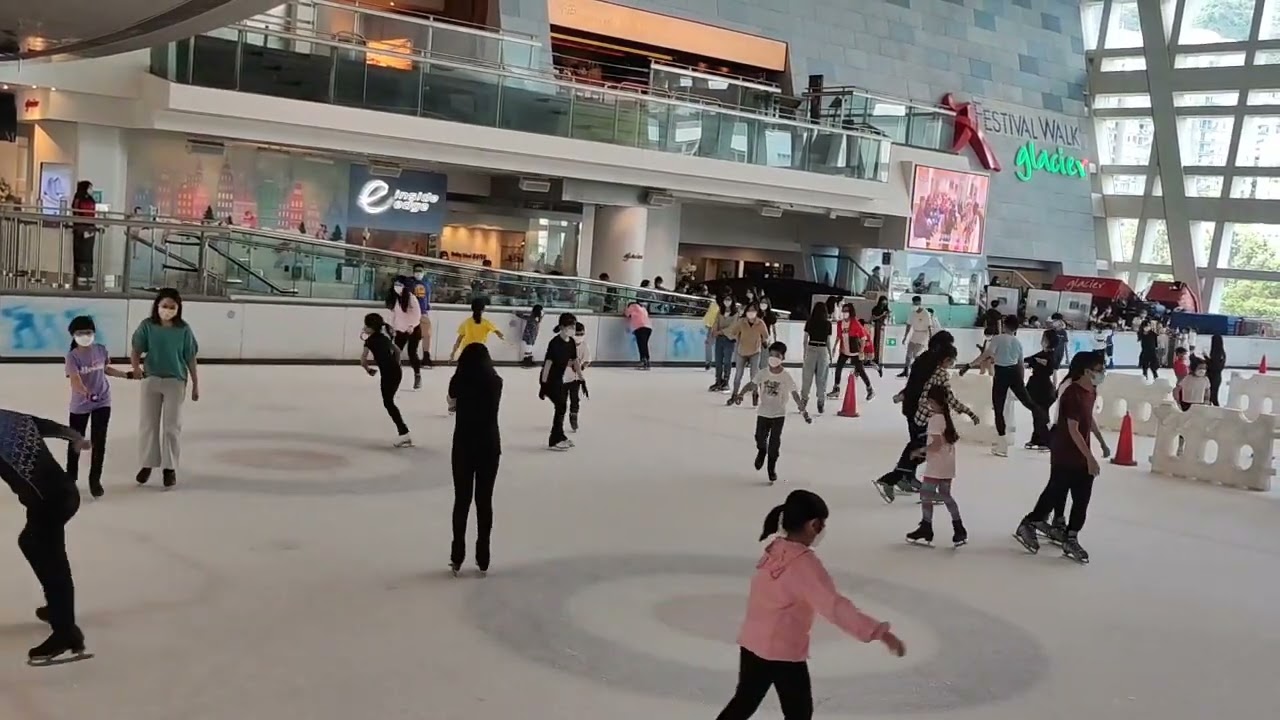 Ice Skating || Festival Walk
