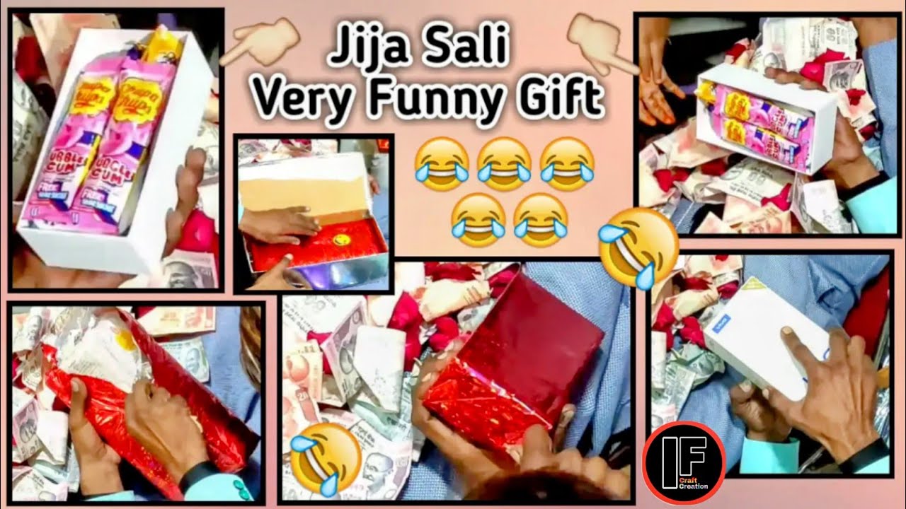 Jija Sali Very Funny Gift 😂😂| Jija sali New Prank Gift🎁| Funny Gifts| Prank Gift| IF Craft Creation