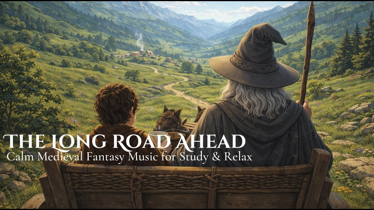 The Long Road Ahead | Calm Medieval Fantasy Music for Study & Relax