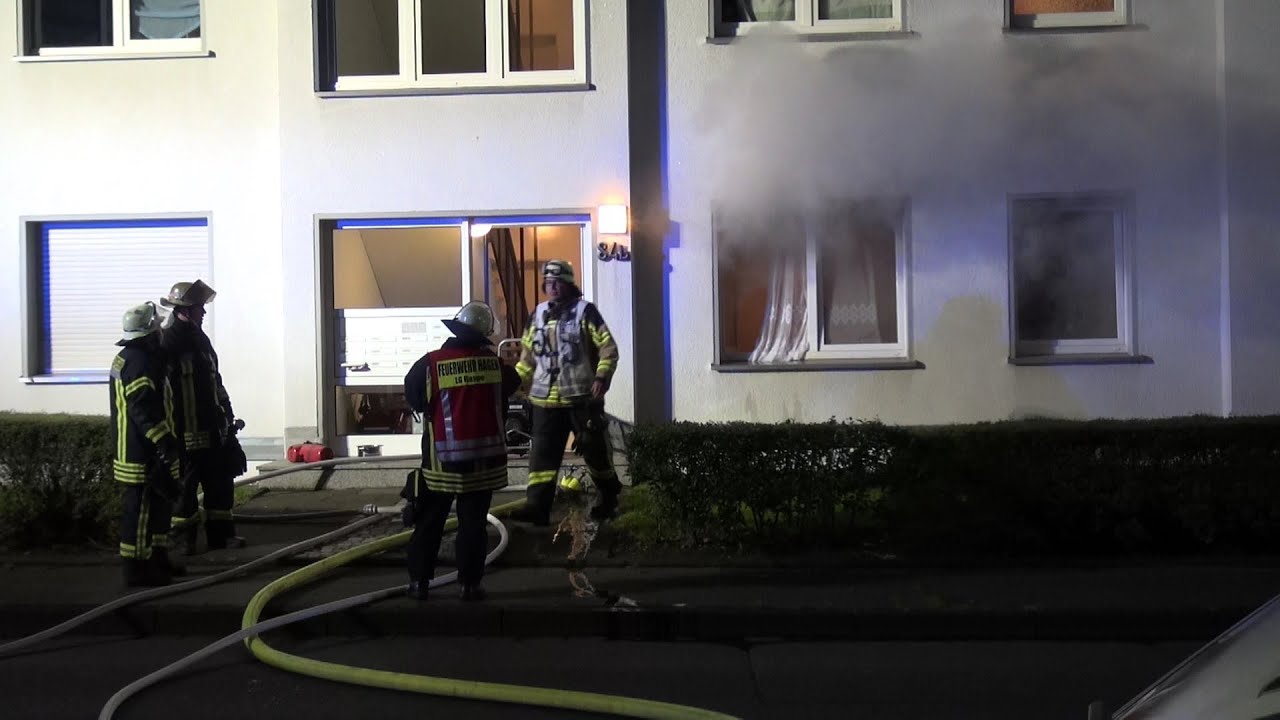 Brand in einer Wohnung an der Voerder Stra&szlig;e in Hagen-Haspe