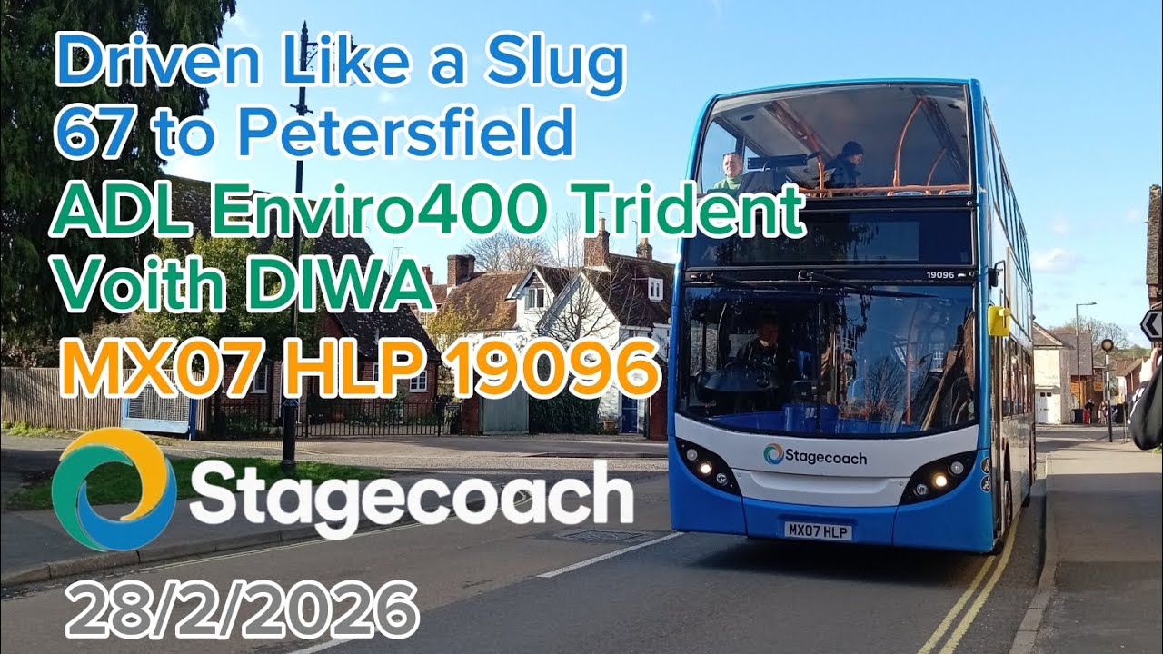 Driven Like a Slug | ADL Enviro400 Trident Voith | MX07 HLP 19096 | 28/2/2026
