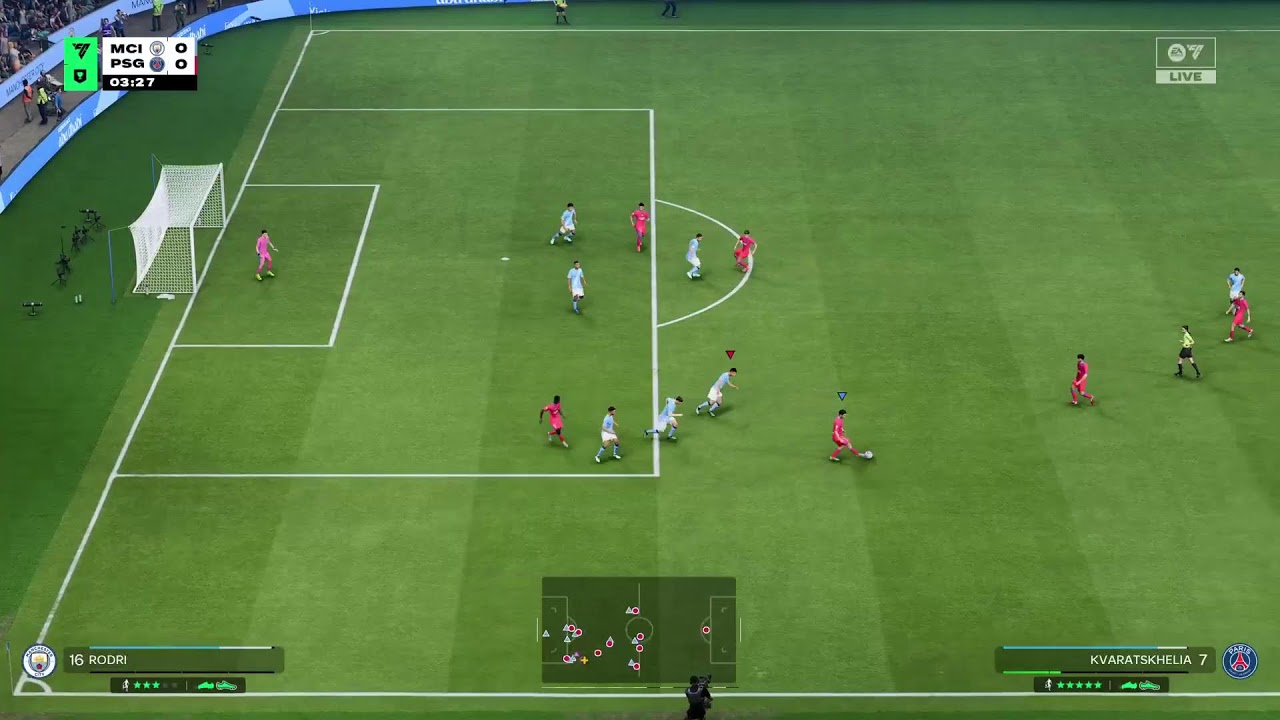 Champion salman(man city) vs omar(psg) 95 rated