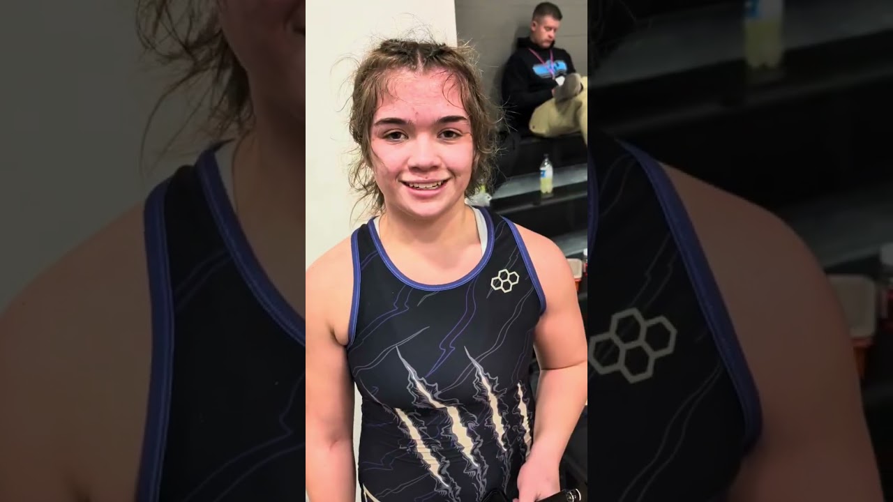 2026 Girls State Wrestling Tournament Post-match Presser with the Logan-Magnolia/Woodbine team