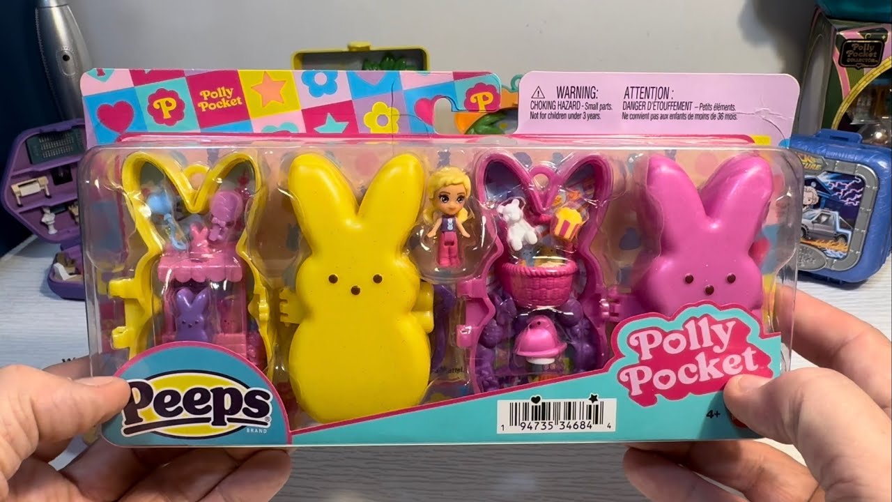 Unboxing the 2025 Polly Pocket Peeps Compact Pair