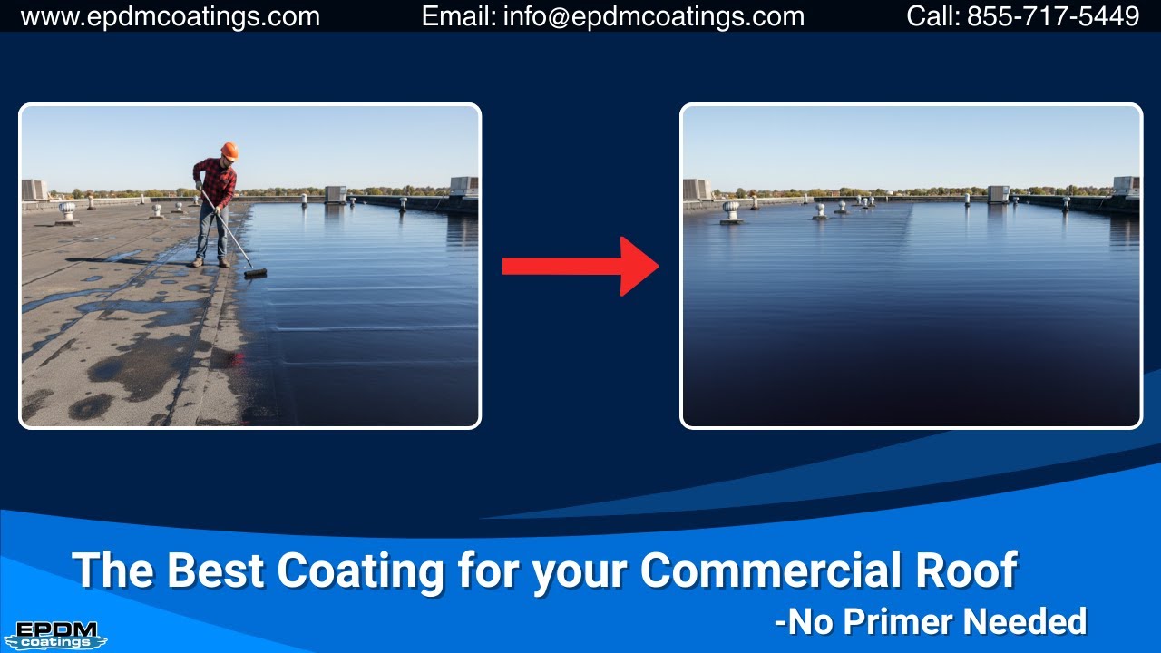 Liquid Butyl Rubber Roof Coating | One-Coat Waterproof Protection (No Primer Needed)
