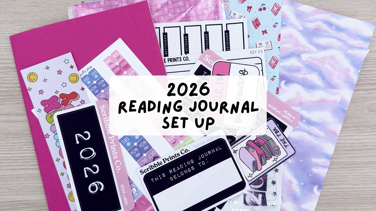 2026 reading journal setup (keeping it simple)