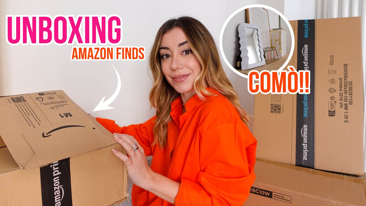 UNBOXING AMAZON PER LA CASA 😳 // oggi UFFICIO E CAMERA!!