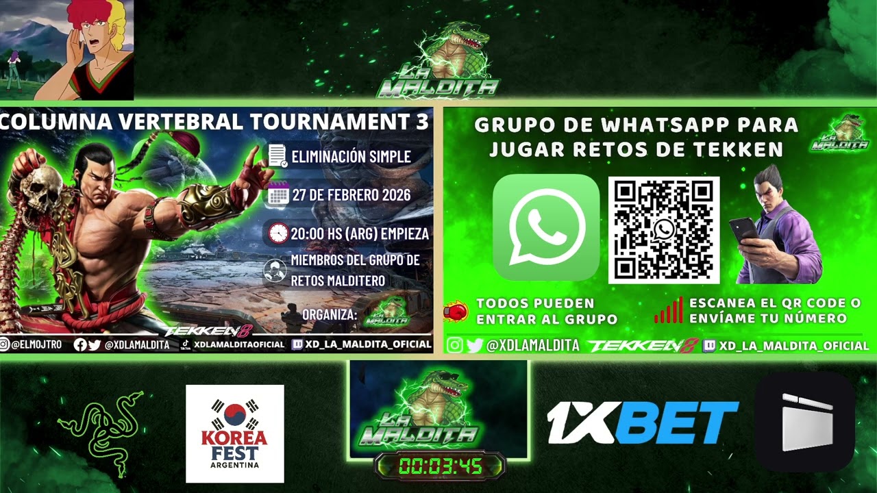 ¡COLUMNA VERTEBRAL TOURNAMENT 3!
