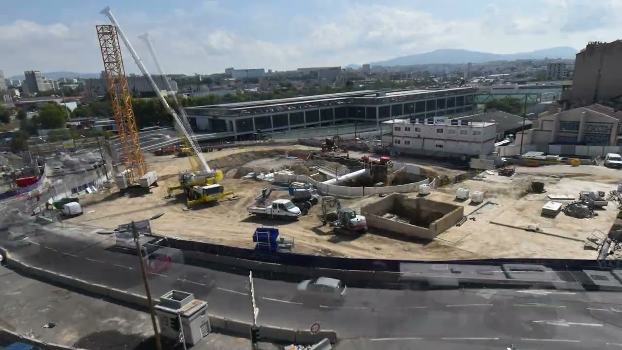 Timelapse NGE bassin d'orage Marseille