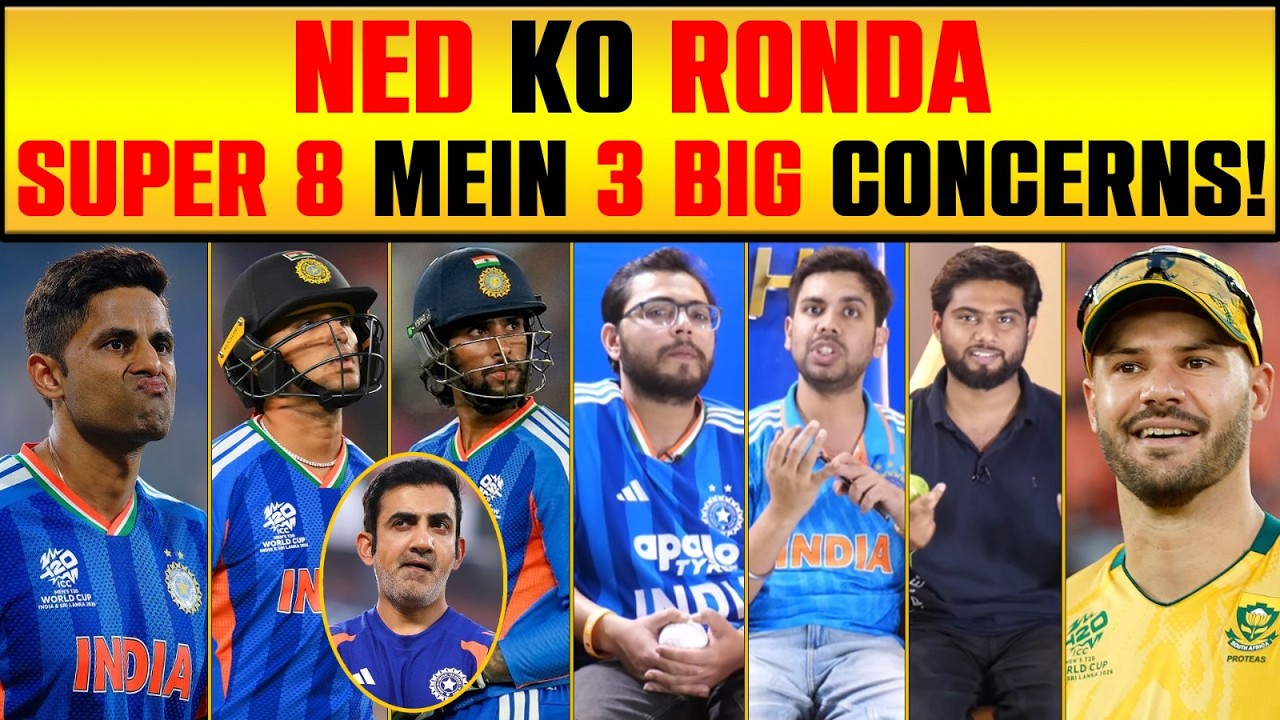 SUPER 8 KE LIYE 3 WARNING SIGNS, NED KO RONDA #t20worldcup2026 #indvssa #suryakumaryadav #cricket