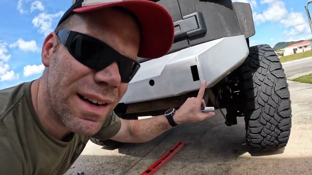How to Install the GenRight Aluminum Rear Bumper...for the Common Man.