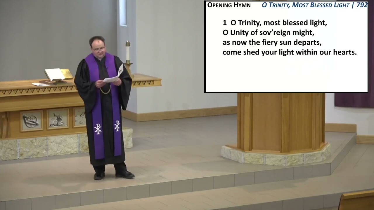 Wednesday March 18, 2026     Midweek Lenten Service