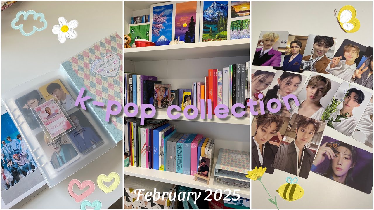 🐝 моя к-поп коллекция, альбомы и биндер тур | Kpop album collection, binder tour