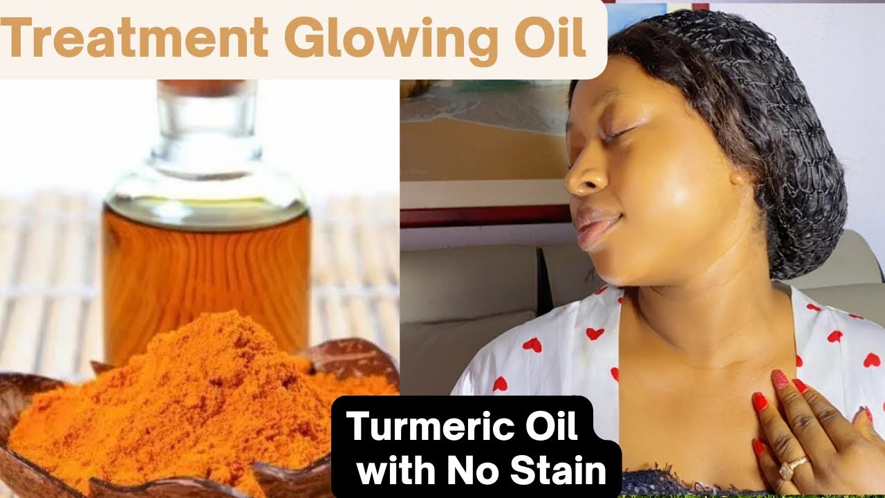 Make Turmeric oil this way for instant Brightening|No Staining