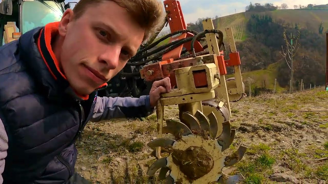 BRAUN Rollhacke - LAVORAZIONI VIGNETI SULLA FILA #deutz #wine #winery #farm #farming