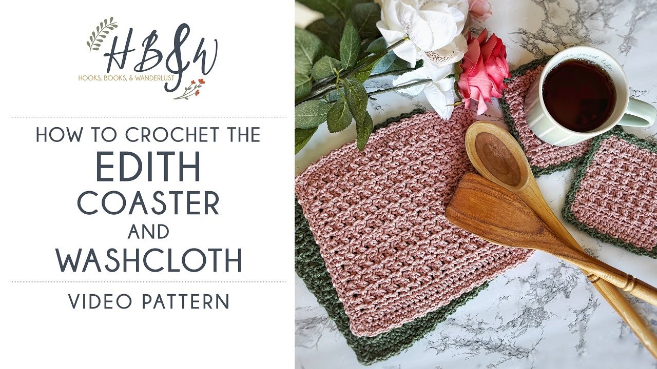 Edith Coaster + Washcloth Pattern
