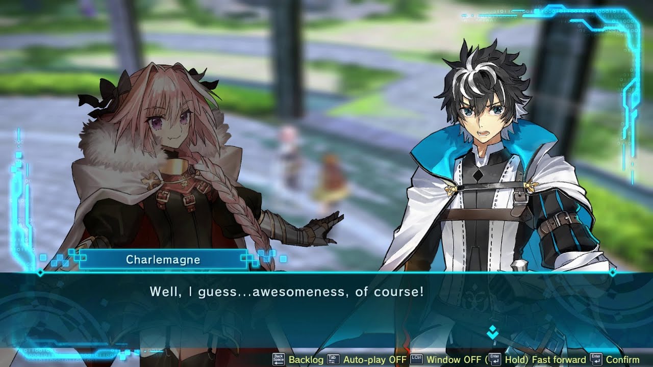 Fate/Extella Link - Charlemagne Base Conversations