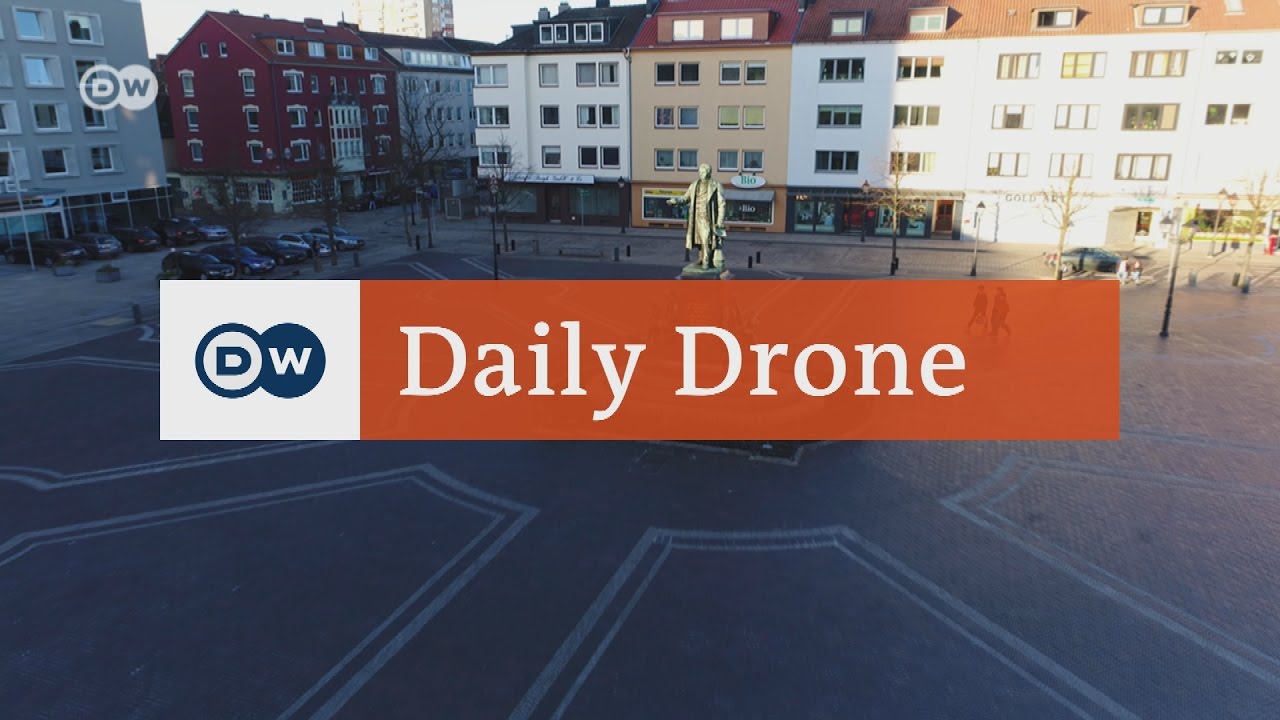 #DailyDrone: Theodor Heuss Square in Bremerhaven | DW English
