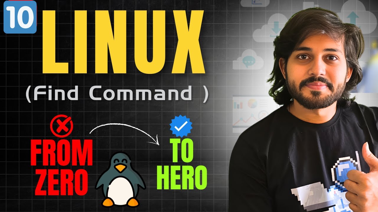 Day 10 | find Command Explained with Real Server Examples - Linux Zero to Hero Series
