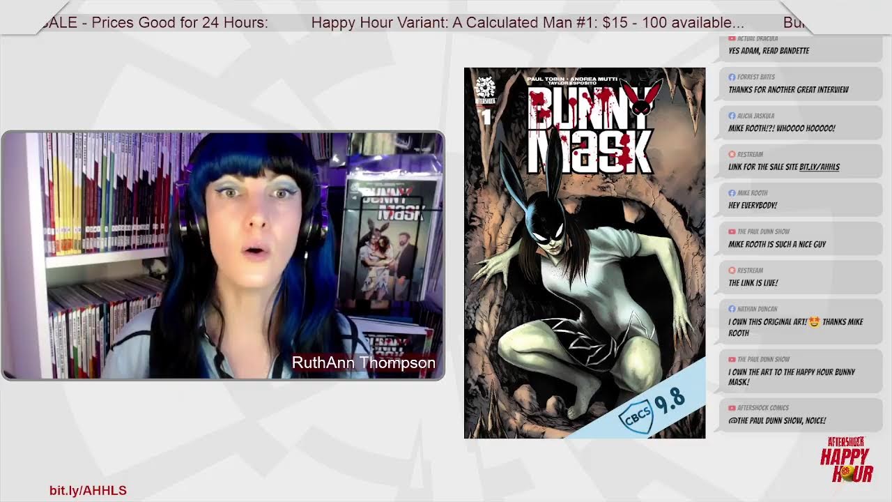 AfterShock Comics' Happy Hour with Paul Tobin (16 June 2022)