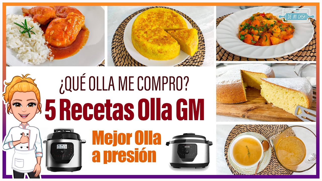 &iquest;Qu&eacute; Olla Comprar? 🤔 5 RECETAS con la Olla GM Modelo H 🥰 Mejor Olla de Presi&oacute;n El&eacute;ctrica