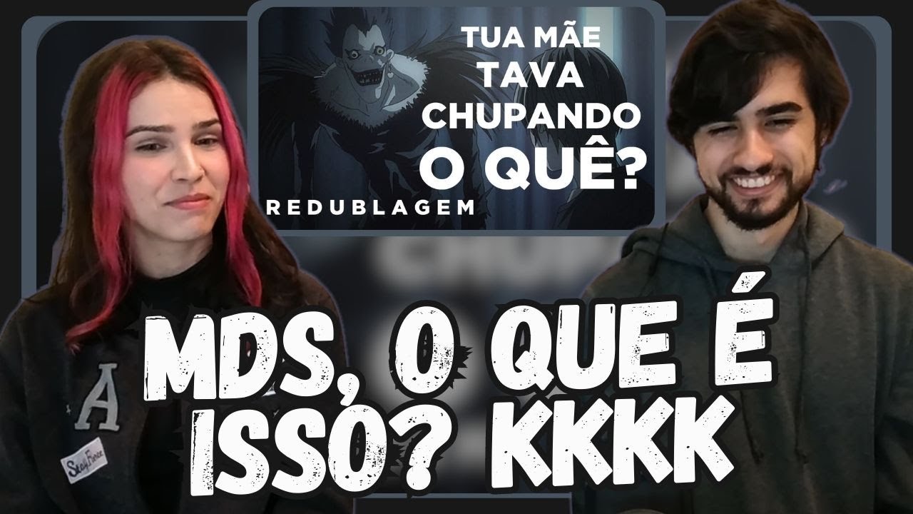REACT Death Note Esculhambado (Paródia Redublagem) - Pabollo