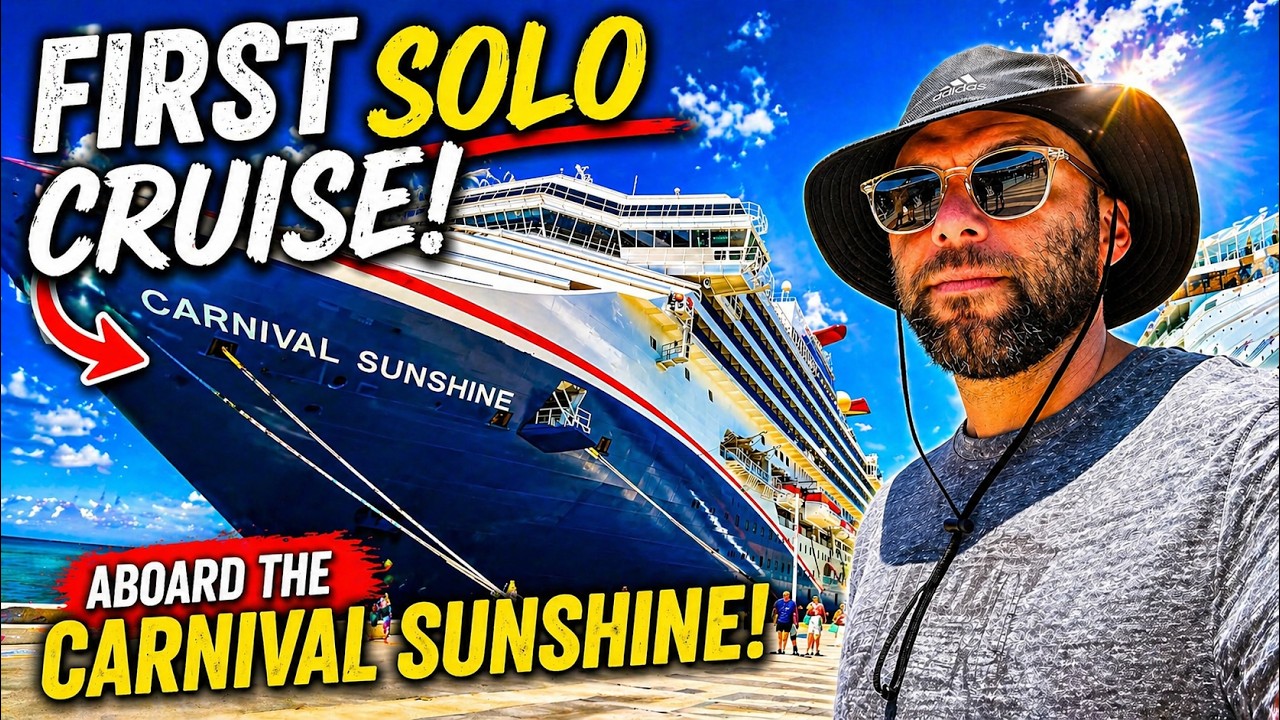 Мой первый сольный круиз (влог): Carnival Sunshine, посадка в Норфолке 🛳️🌞
