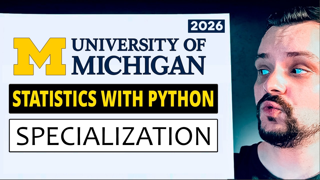 Обзор специализации «Статистика на Python» — 2025 (Мичиганский университет)