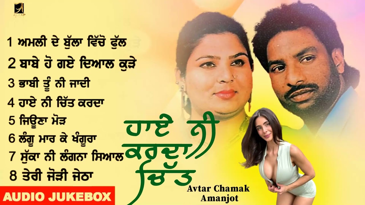 Avtar Chamak l Amanjot l Hai Ni Karda Chit l  Audio Jukebox l Latest Punjabi Song 2025 l Alaapmusic