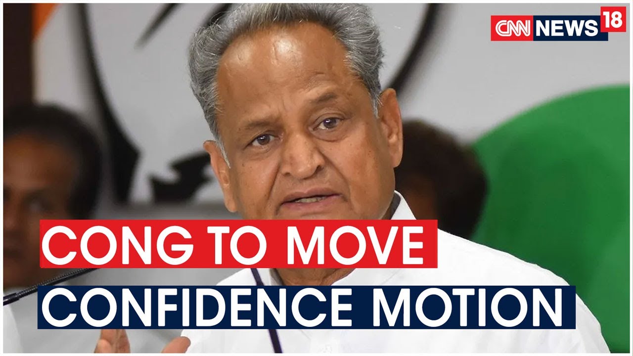 Rajasthan Congress To Move Confidence Motion In The Assembly Today | CNN News18